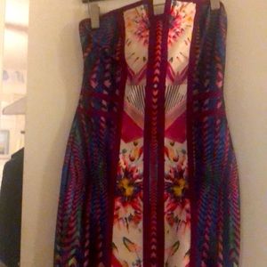 Wow Culture Strapless Body Con Dress